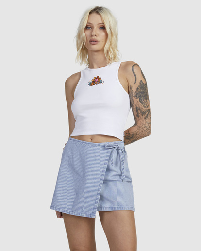 1 WRAPPED MINI SKIRT Purple UVJWK00123 RVCA