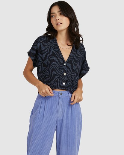0 Strata Shirt Grey UVJWT00110 RVCA