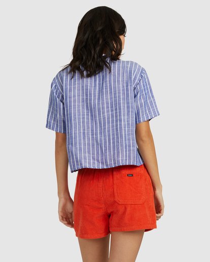 1 Nautycal Vacay Shirt Black UVJWT00115 RVCA