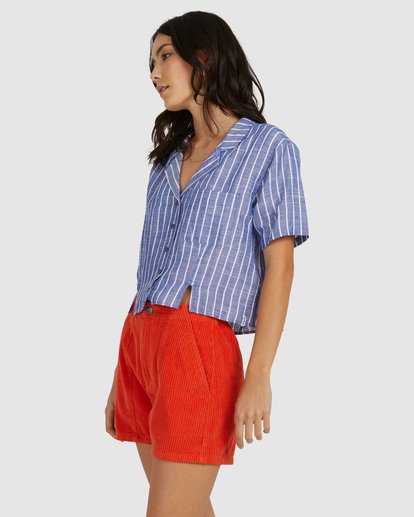 3 Nautycal Vacay Shirt Black UVJWT00115 RVCA