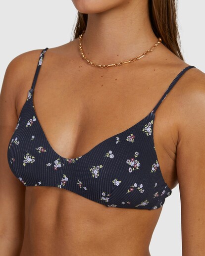 4 Sprinkle Trilette Bikini Top Black UVJX300113 RVCA