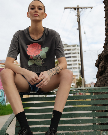 0 ROSES HALF RUMMAGE Black UVJZT00156 RVCA