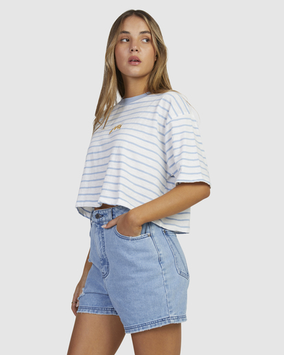 3 Stripes Half Rummage - T-Shirt for Women White UVJZT00159 RVCA