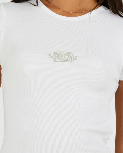 3 RVCA STREET BABY T-SHIRT White UVJZT00160 RVCA