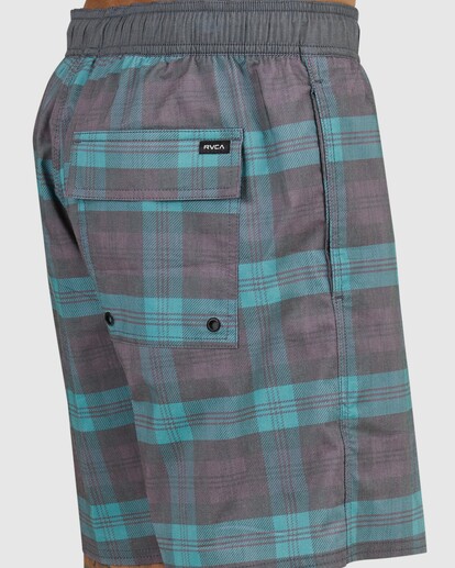 2 Opposites Print Elastic Waist Boardshorts Green UVYBS00111 RVCA