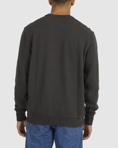 3 PRETTY SHARP CREW Black UVYFT00175 RVCA