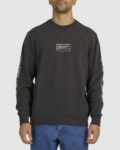 1 PRETTY SHARP CREW Black UVYFT00175 RVCA