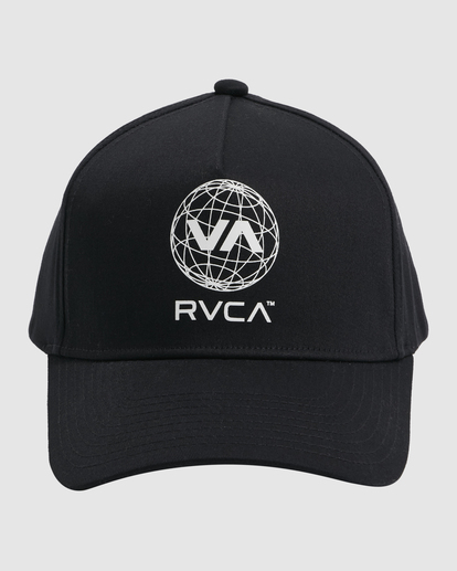 2 RVCA STRATOS PINCHED SNAPBACK Black UVYHA00198 RVCA