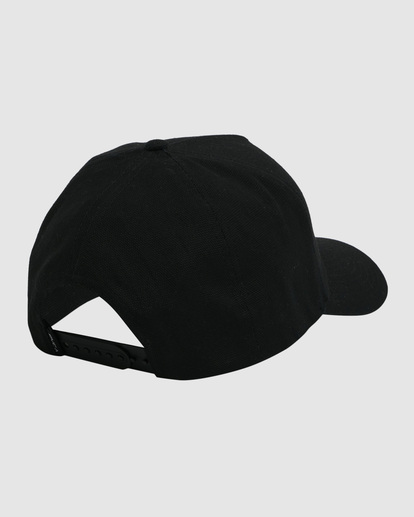 3 RVCA Offset Pinched Snapback Cap Black UVYHA00228 RVCA