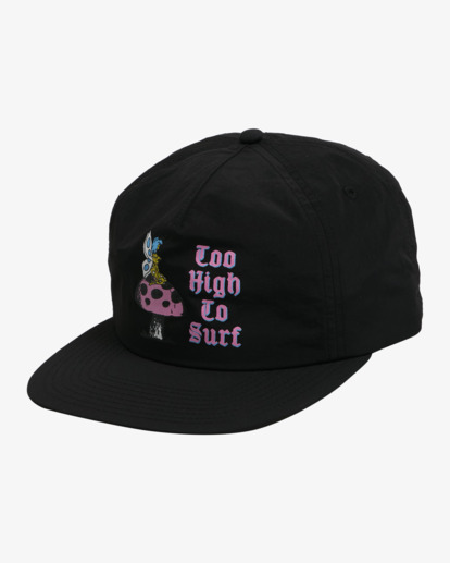 0 Too High Clipback Cap Black UVYHA00232 RVCA