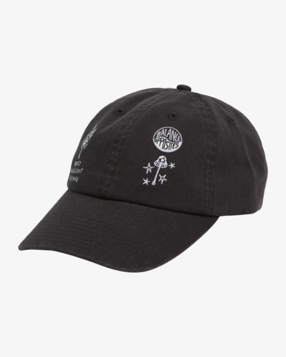 0 Steps Cap Black UVYHA00242 RVCA