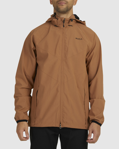 Green and sales orange windbreaker