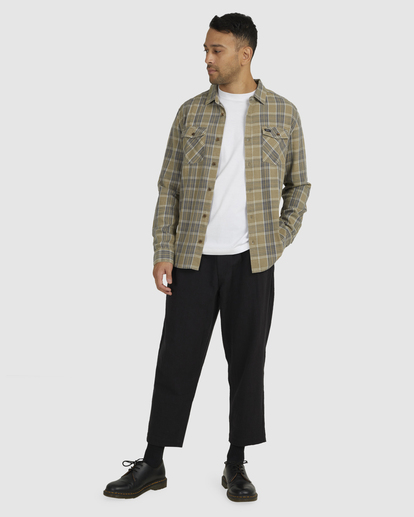 5 BEAT LINEN PANT Black UVYNP00100 RVCA