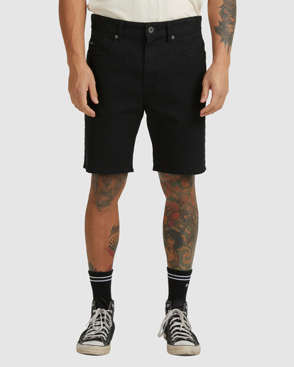 2 DAGGERS TWILL SHORT Black UVYWS00104 RVCA