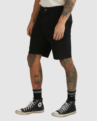 0 DAGGERS TWILL SHORT Black UVYWS00104 RVCA