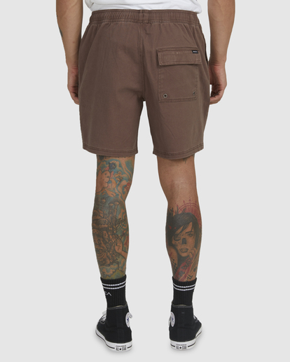 1 Escape Elasticized Shorts White UVYWS00113 RVCA