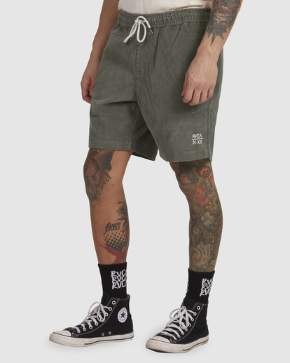 0 ESCAPE CORD ELASTIC CIRCA Green UVYWS00125 RVCA
