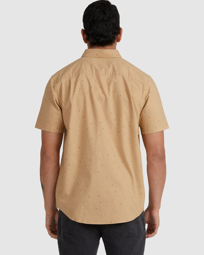 1 GARDEN PARTY SS SHIRT Beige UVYWT00107 RVCA