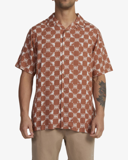 0 Yang Shirt Brown UVYWT00140 RVCA