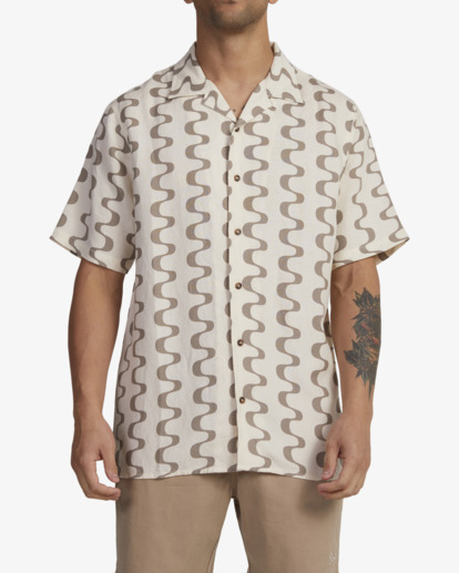 0 Happy Hour Shirt Beige UVYWT00146 RVCA