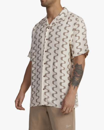 1 Happy Hour Shirt Beige UVYWT00146 RVCA