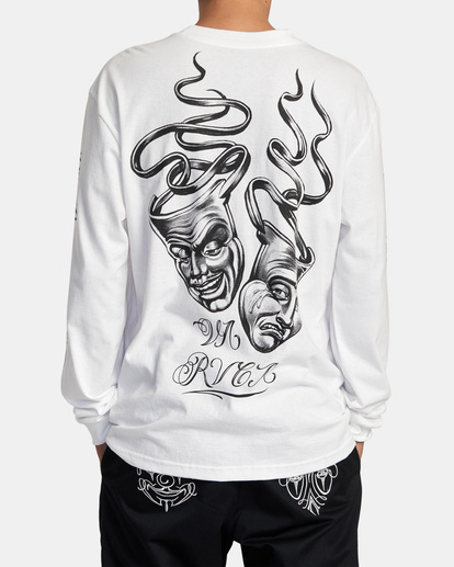 MISTER CARTOON LAUGH NOW LONG SLEEVE T-SHIRT | RVCA