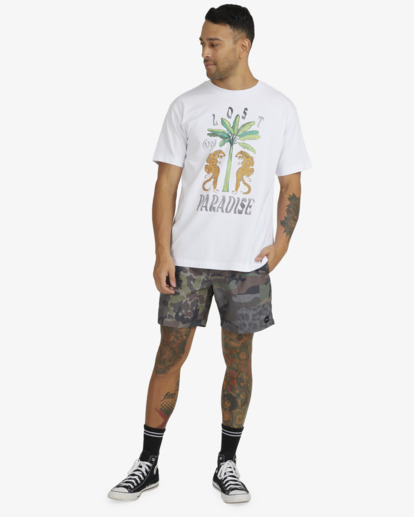 4 LOST PARADISE T-SHIRT White UVYZT00418 RVCA