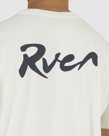 3 MUJI T-SHIRT White UVYZT00426 RVCA