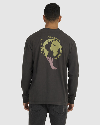 1 Good Thoughts - Long Sleeve T-Shirt for Men Black UVYZT00430 RVCA