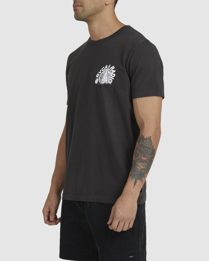 4 RVCA Radio - T-Shirt for Men Black UVYZT00479 RVCA