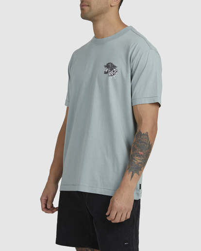 4 Panther - T-Shirt for Men Blue UVYZT00482 RVCA