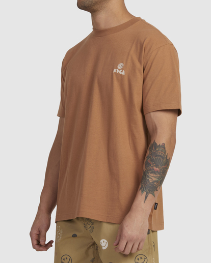 2 UTOPIAN DAYDREAM T-SHIRT Beige UVYZT00509 RVCA