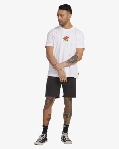5 BEAUTY OF RVCA T-SHIRT White UVYZT00513 RVCA