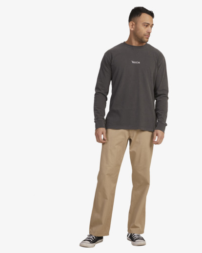 6 Krakher - Longsleeve für Männer Schwarz UVYZT00533 RVCA
