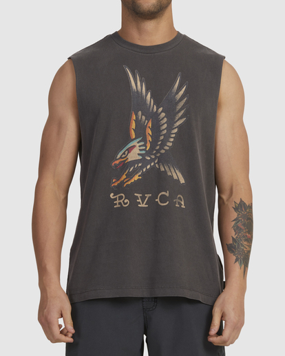 0 KRAK EAGLE MUSCLE Black UVYZT00536 RVCA