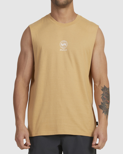 0 RVCA STRATOS MUSCLE Beige UVYZT00537 RVCA