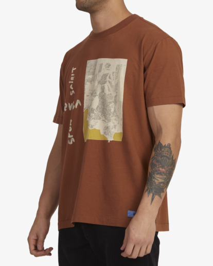4 Spun Collage - T-Shirt Unisex Braun UVYZT00579 RVCA