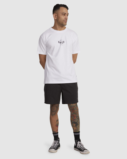 5 Branded T-Shirt White UVYZT00587 RVCA