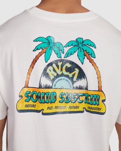 4 Sounds Of Summer T-Shirt White UVYZT00591 RVCA