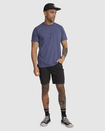 4 RVCA Circa Washed T-Shirt White UVYZT00602 RVCA