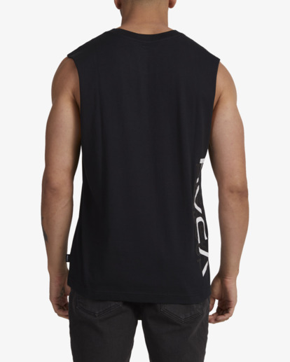 2 RVCA Offset Muscle Black UVYZT00614 RVCA