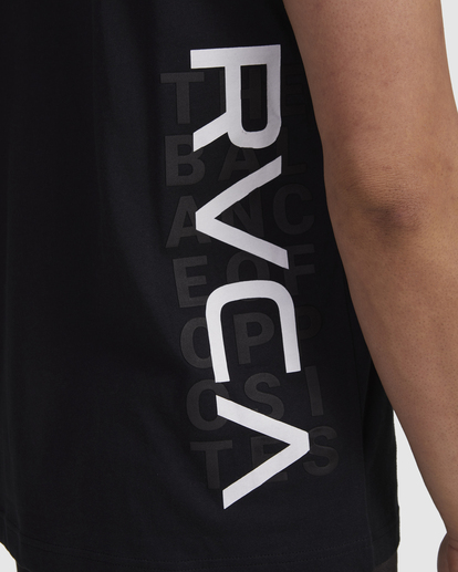 4 RVCA Offset Muscle Black UVYZT00614 RVCA