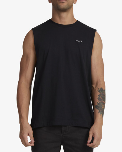 0 RVCA Offset Muscle Black UVYZT00614 RVCA
