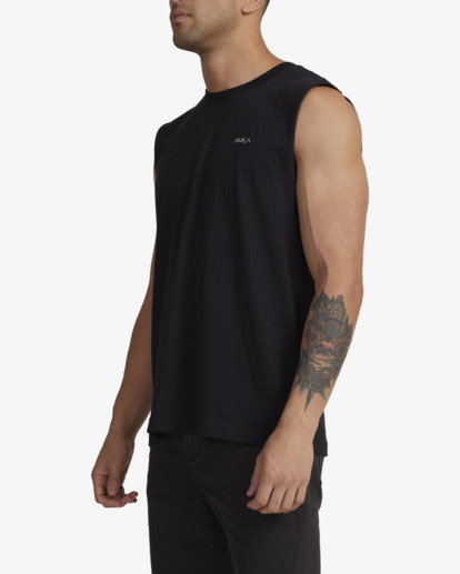 1 RVCA Offset Muscle Black UVYZT00614 RVCA