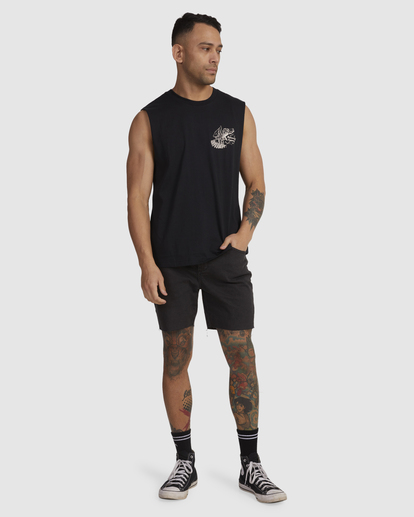 5 Dirty Bird Muscle Black UVYZT00619 RVCA