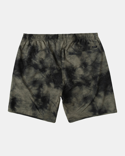 1 Yogger Stretch Elastic Waist Shorts 17" Brown V201TRYS RVCA