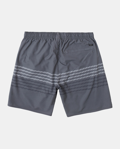 1 Yogger Stretch Elastic Waist Shorts 17" Black V201TRYS RVCA