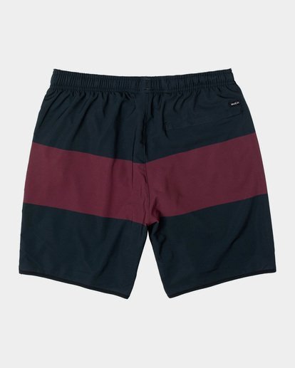 1 Yogger Stretch Elastic Waist Shorts 17" Red V201TRYS RVCA