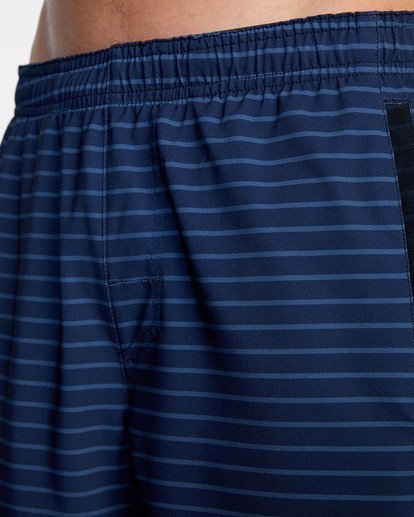 16 Yogger Stretch Elastic Waist Shorts 17" Blue V201TRYS RVCA