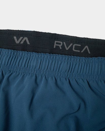 13 Yogger Stretch Elastic Waist Shorts 17" Blue V201TRYS RVCA